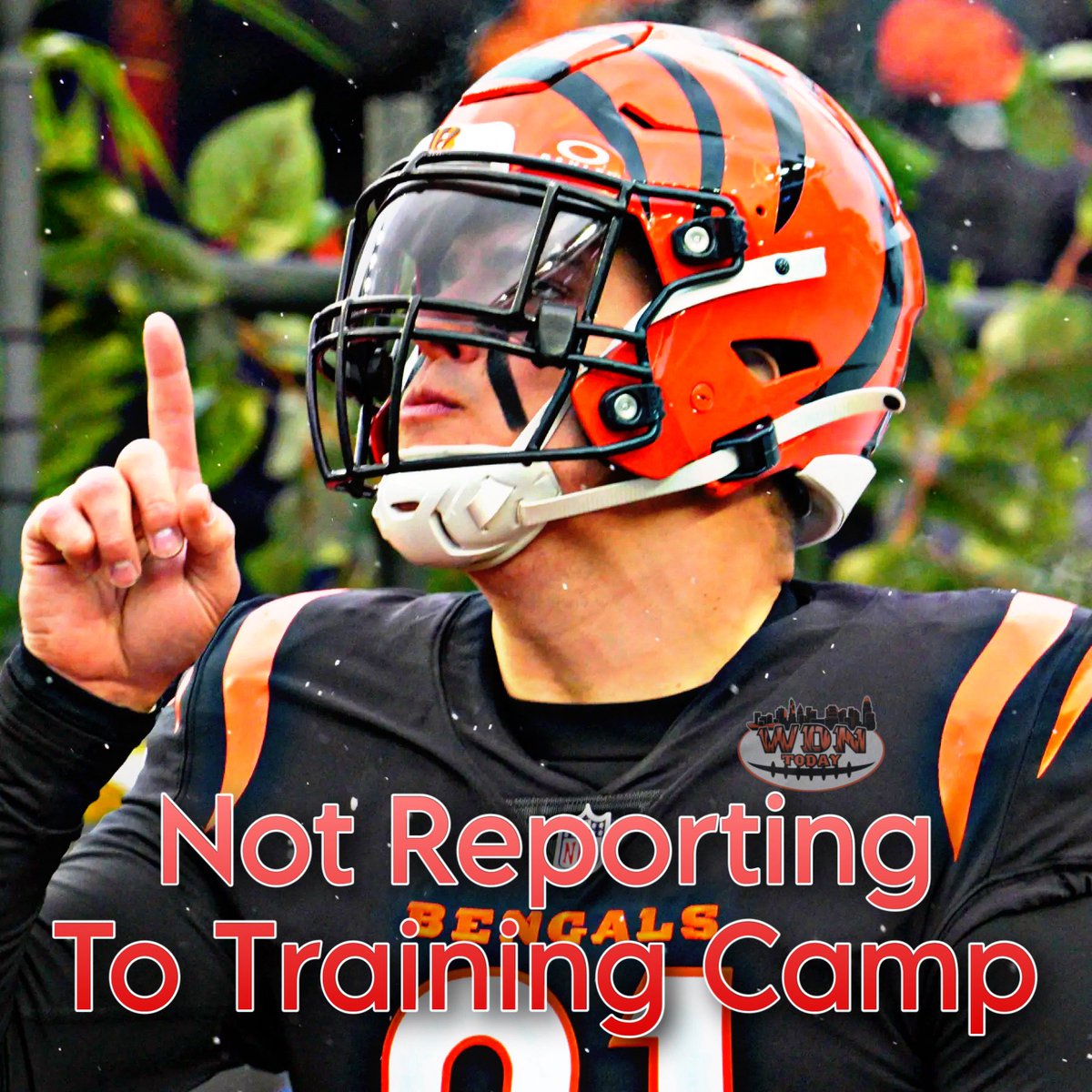 WDNToday's tweet image. #Bengals Training Camp kicks off today — but star pass rusher Trey Hendrickson won’t be reporting as he continues to seek a contract extension with one year left on his deal.