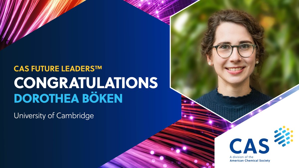 CASChemistry's tweet image. Dorothea's research bridges fundamental biophysics and translational applications for early disease detection and mechanistic insights. Learn more about @DorotheaBoeken and the 2025 #CASFutureLeaders before they arrive in Columbus this August. ow.ly/QcsM50WqwLS