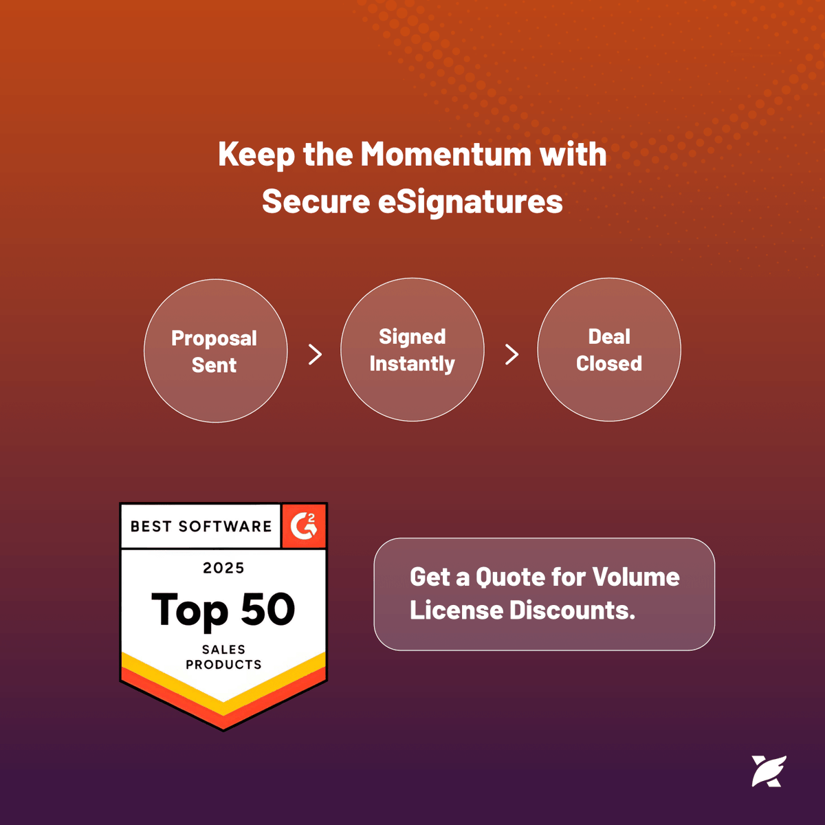 Keep your deals eSigned

Make sure your team has volume licensing: foxit.com/products/volum…