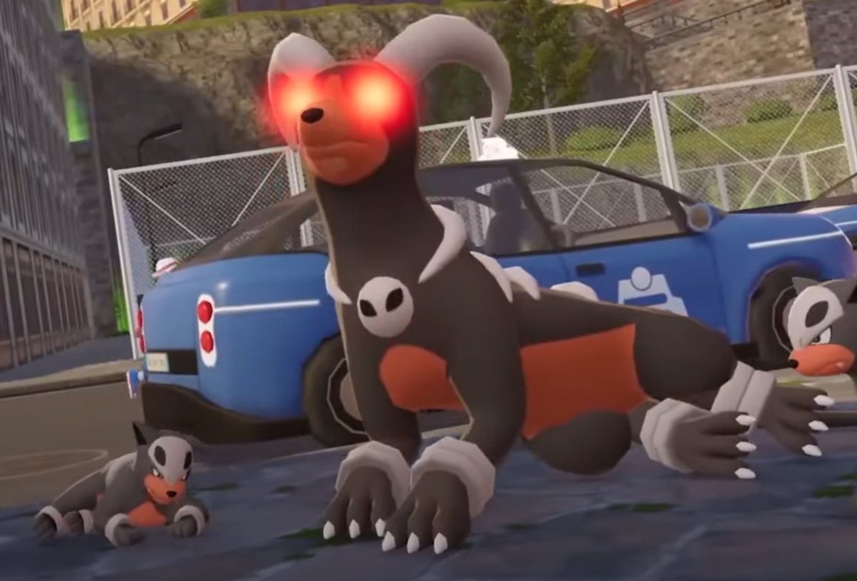 ThatBaldGamer's tweet image. That Houndoom is bigger than the car!
Alphas are coming back in Pokemon Legends ZA, folks!