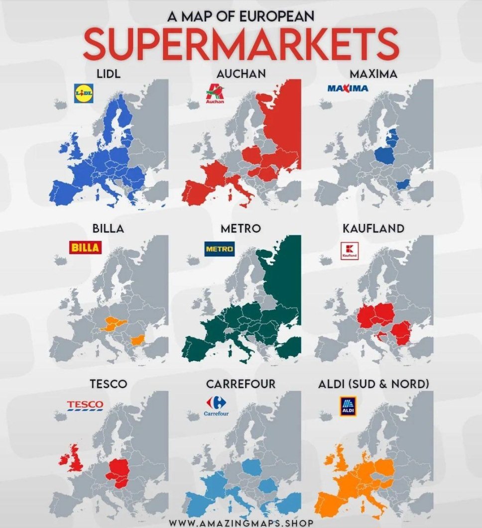 Dakasr2's tweet image. 🇱🇹 Lithuanian retail chain Maxima - one of the largest in the Baltic region - stands among the major supermarket networks in Europe.