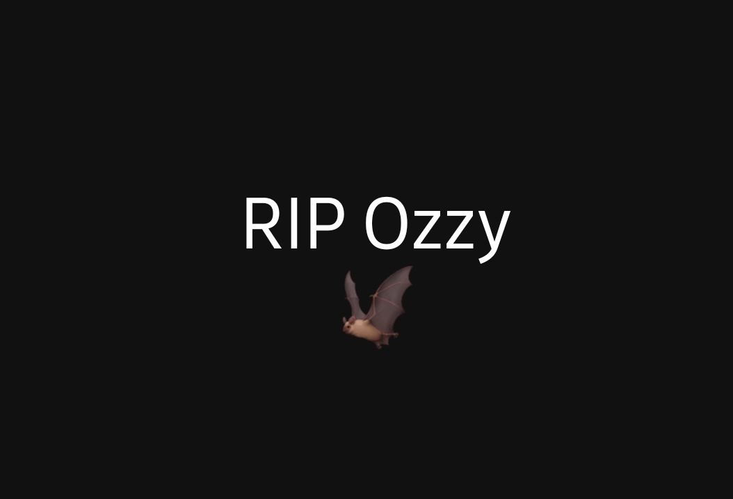 slamminorion's tweet image. RIP Ozzy, the Prince of Darkness &amp;amp; pure legend 🙏 💔 😢 🦇🦇