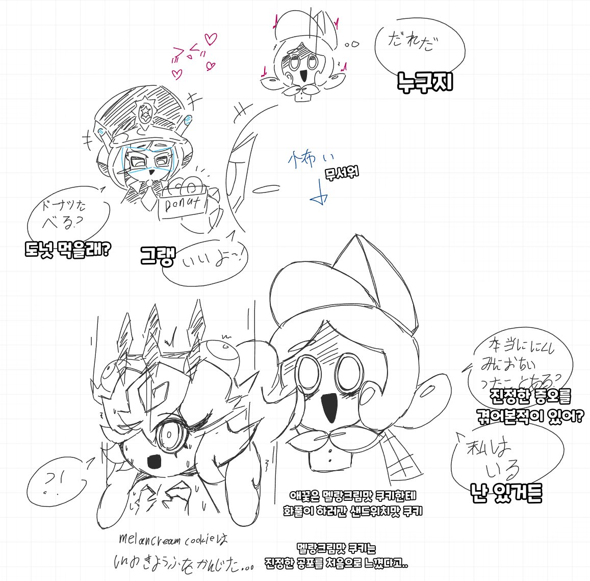 Sparkice56's tweet image. 아까 일본인 지인과 화이트보드 한거..✏️