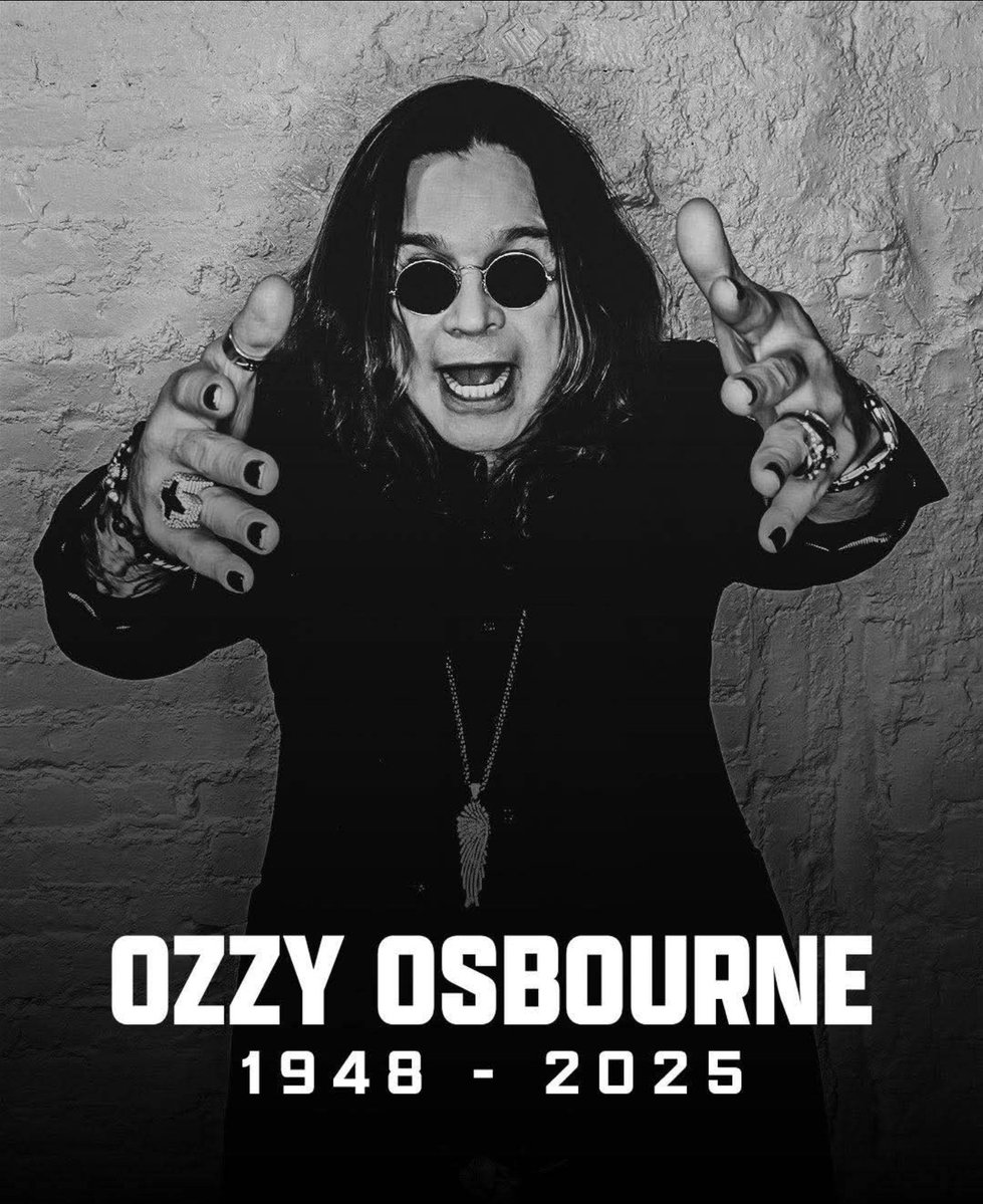 RIP  Ozzy Osbourne 🙏🏽