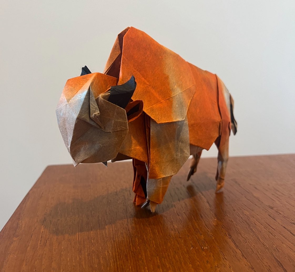 ObtainerOf's tweet image. Bison done. I will probably play around more with the shaping