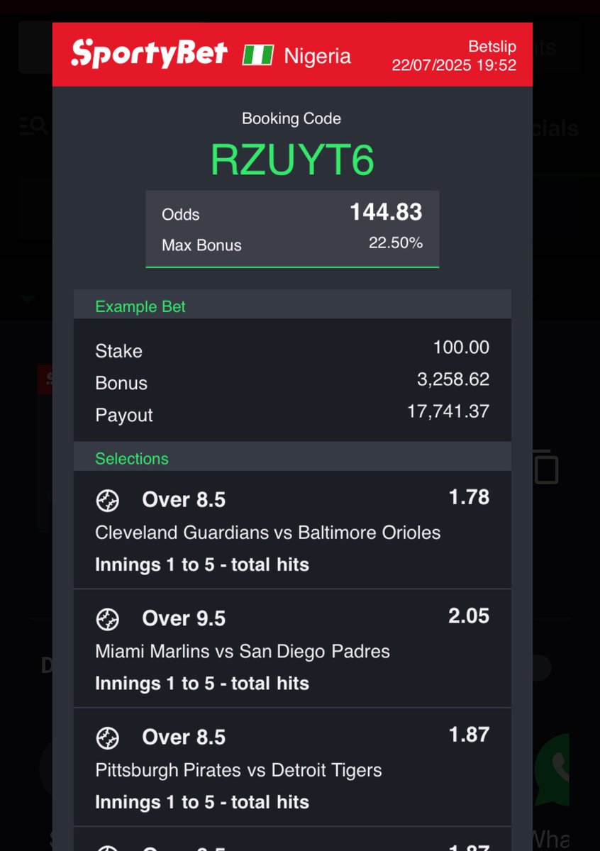 Girlpunter's tweet photo. BASEBALL ⚾️ 

HGD2W2 , HVETSQ , Y6ZK4P , XZMVN5

Don’t play alone , REPOST 💯

Join my Telegram for more games https://t.co/BYxLXPfoeR https://t.co/b3zW8PxN6r