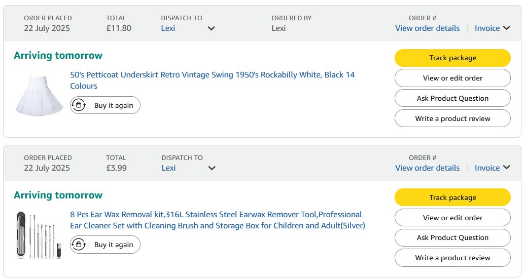 girlstench's tweet image. i'm moving different on the family amazon account
you guys don't even know