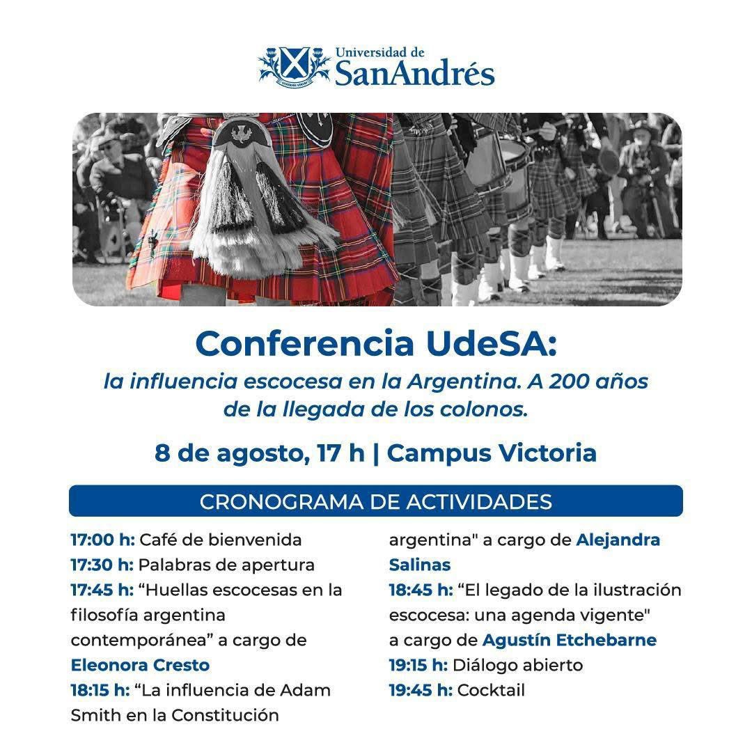 liberyprogre's tweet image. Inscripciones abiertas para la conferencia sobre el legado de la Ilustración escocesa en la filosofía, la política y la economía de nuestro país.
Viernes 8 de agosto, 17 hs. Universidad de San Andrés (campus Victoria).
Nuestro director @aetchebarne presente en esta oportunidad.…