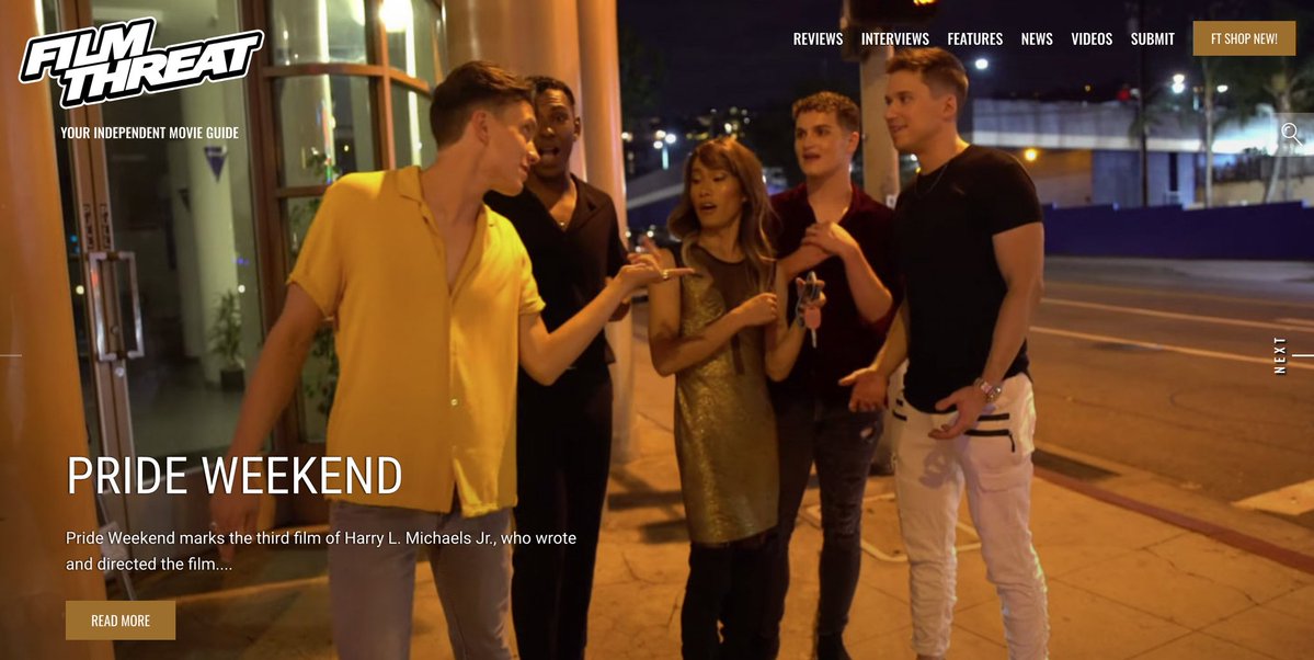 FilmThreat's tweet image. “…their second night out and about becomes frightening when a stalker in a light-up mask starts following and tormenting them.” Bobby LePire parties until it is scary during Pride Weekend.
filmthreat.com/reviews/pride-… #SupportIndieFilm #PrideWeekend #Horror #Comedy #LGBTQIA