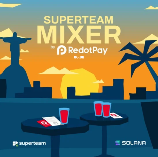 O SUPERTEAM BRASIL ESTÁ DE VOLTA!

O primeiro encontro com a comunidade já está marcado, vamos em peso para o #blockchainrio2025 e no dia 06 de Agosto, em parceria com a <a href="/RedotPay/">RedotPay Official</a>, realizaremos nosso primeiro side event em um Rooftop incrível na região da Praia de Botafogo,