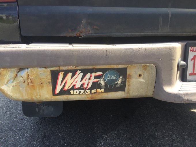 Got my license in 1997 and have never owned a car without a Black Sabbath sticker on it. Ozzy was such a force and a huge inspiration. Today we learned he was indeed mortal after all. RIP to a legend