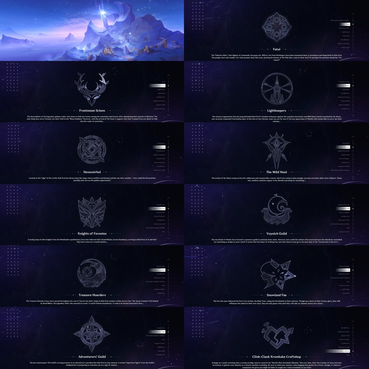 1xSF24x1's tweet image. We've kinda seen characters from almost every faction, so I do hope we get like a world quest regarding the treasure hoarders and snowland fae