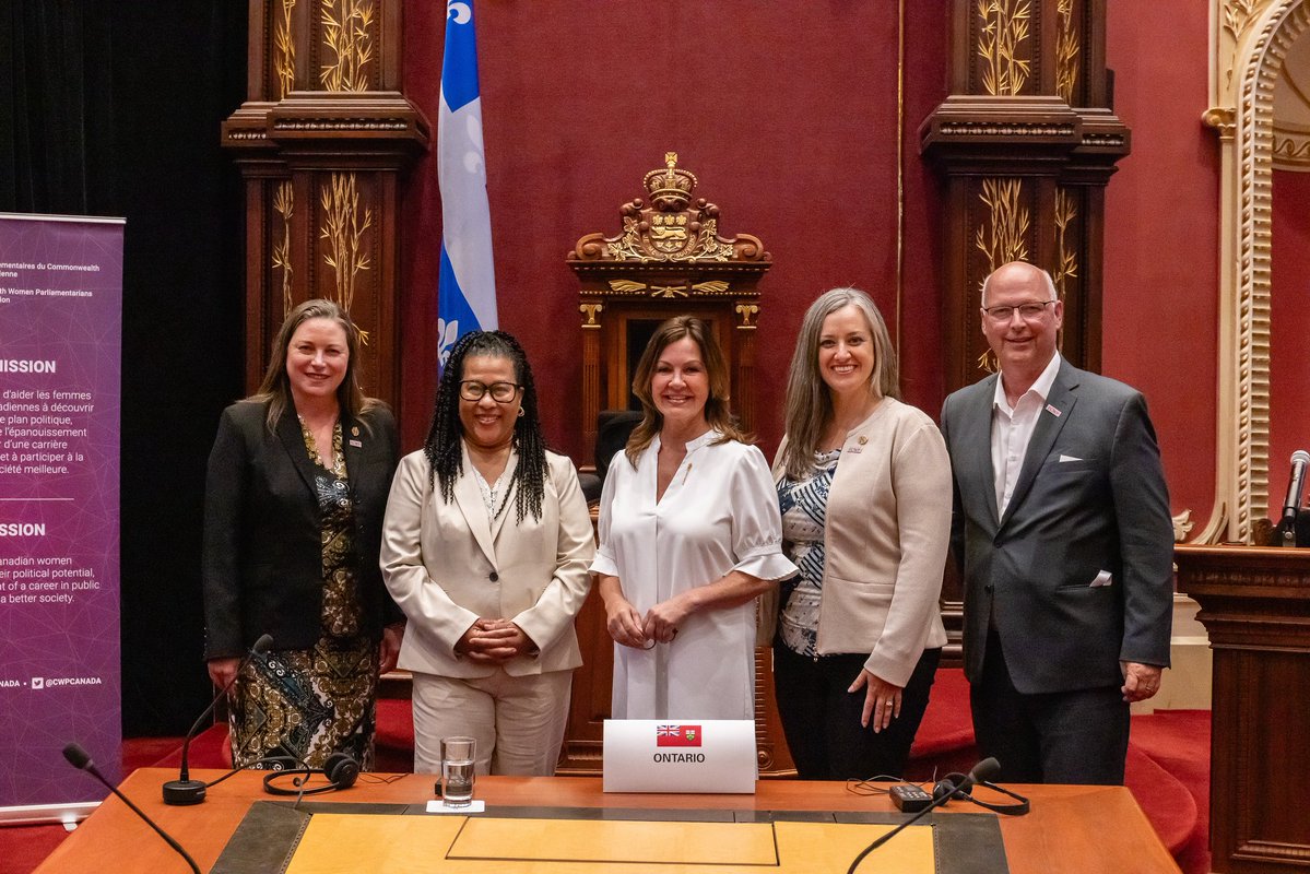 Donna Skelly (@skellyhamilton) on Twitter photo This week, I'm taking part in the 61st Canadian Regional Conference at the Assemblée nationale du Québec <a href="/AssnatQc/">assnatqc</a>
This is a great opportunity to meet with colleagues from the Commonwealth Parliamentary Association <a href="/CPA_Secretariat/">Commonwealth Parliamentary Association (CPA) HQ</a> and discuss issues affecting our institutions This week, I'm taking part in the 61st Canadian Regional Conference at the Assemblée nationale du Québec <a href="/AssnatQc/">assnatqc</a>
This is a great opportunity to meet with colleagues from the Commonwealth Parliamentary Association <a href="/CPA_Secretariat/">Commonwealth Parliamentary Association (CPA) HQ</a> and discuss issues affecting our institutions