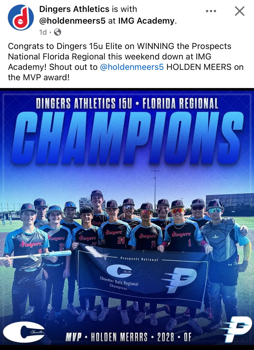 Proud of these guys and the show they put on at IMG. 

Congratulations <a href="/HoldenMeers/">Holden Meers</a> on being named tournament MVP👊🏼