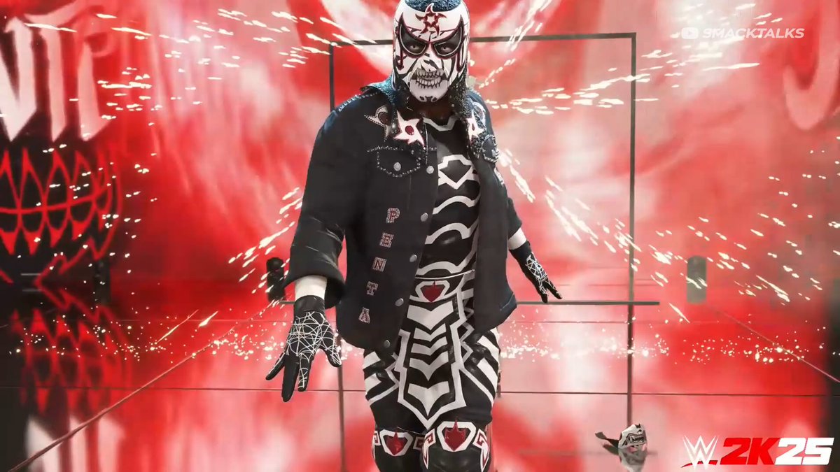 Smacktalks's tweet image. First look at Penta in #WWE2K25 📸