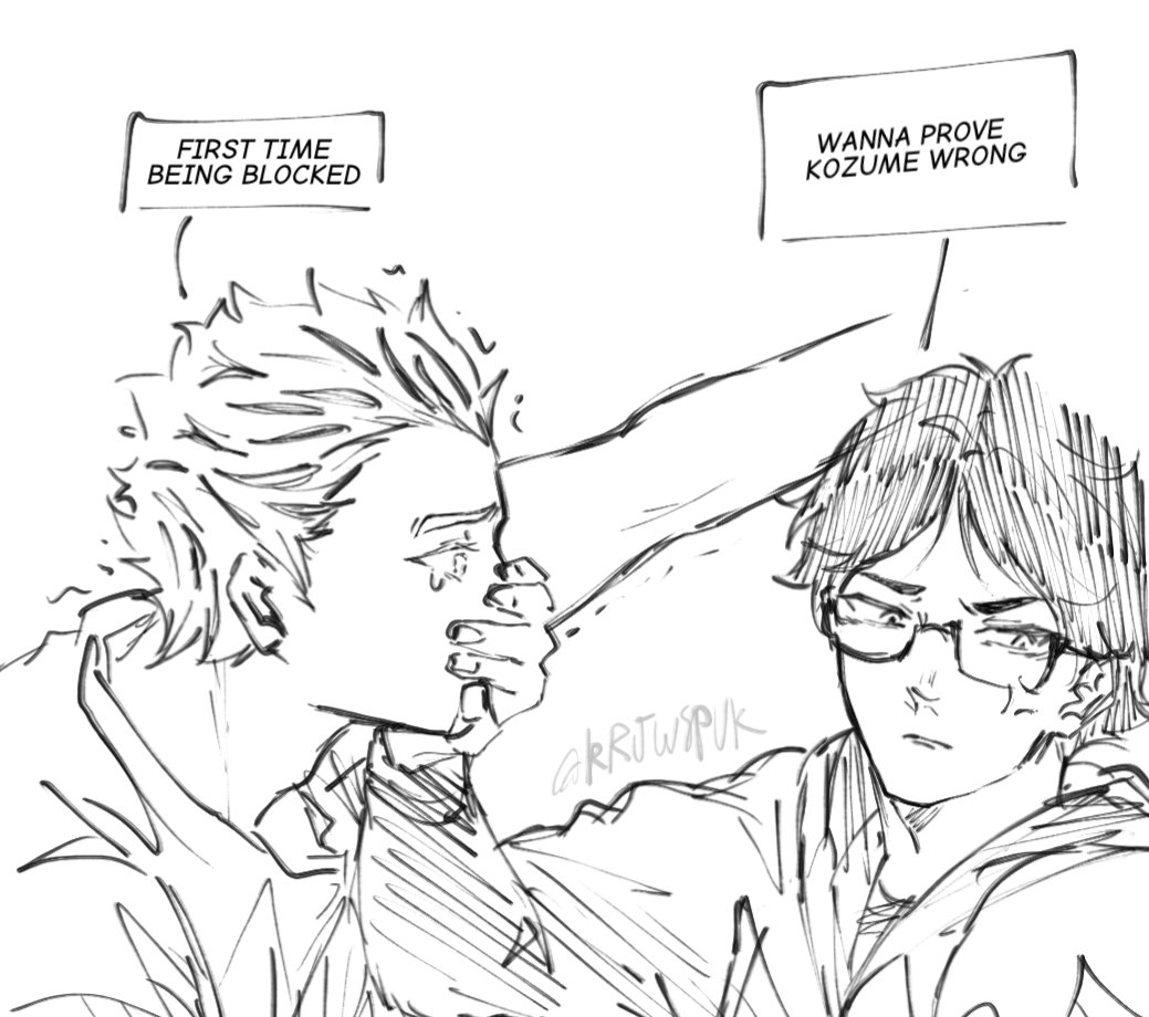 (🐱: you can never say NO to Bokuto-san) #兎赤 #Bokuaka #bkak