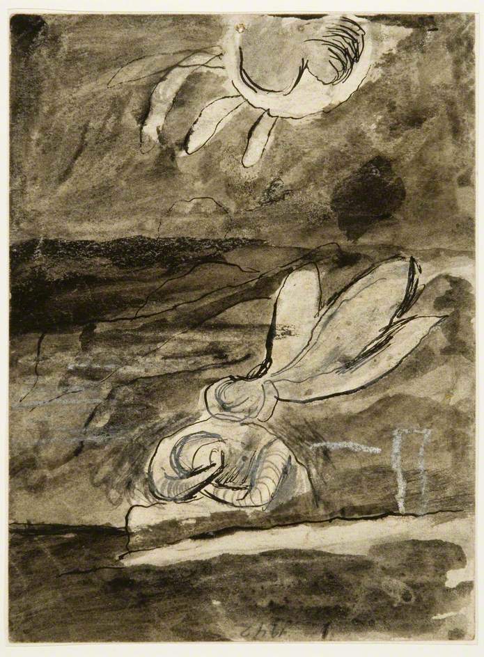 GVSutherland's tweet image. Study for Illustration for 'Poems, 1937–1942' by David Gascoyne wikiart.org/en/graham-suth…