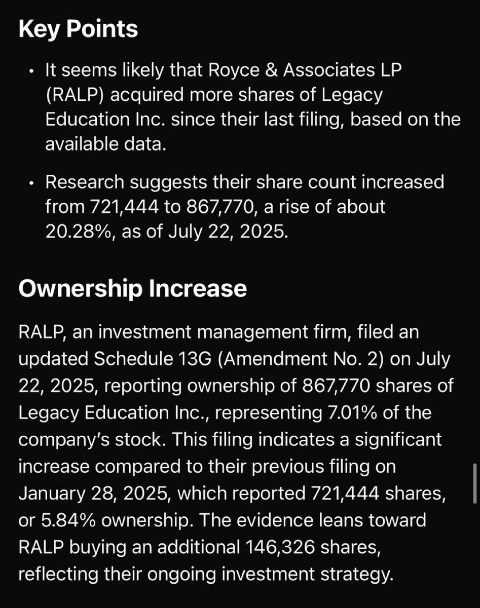 KyleAdamsStocks's tweet image. New filing for $LGCY shows one of the large stakeholders increased their position even more.
The price action earlier today was one of the strangest things I’ve ever seen.