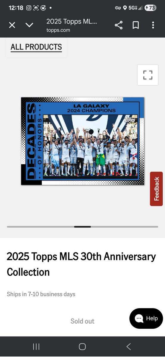 RobertKreib's tweet image. Topps 30th anniversary MLS collection sold out almost instantly. 
Don&apos;t worry I got some and will be running at least one break!
