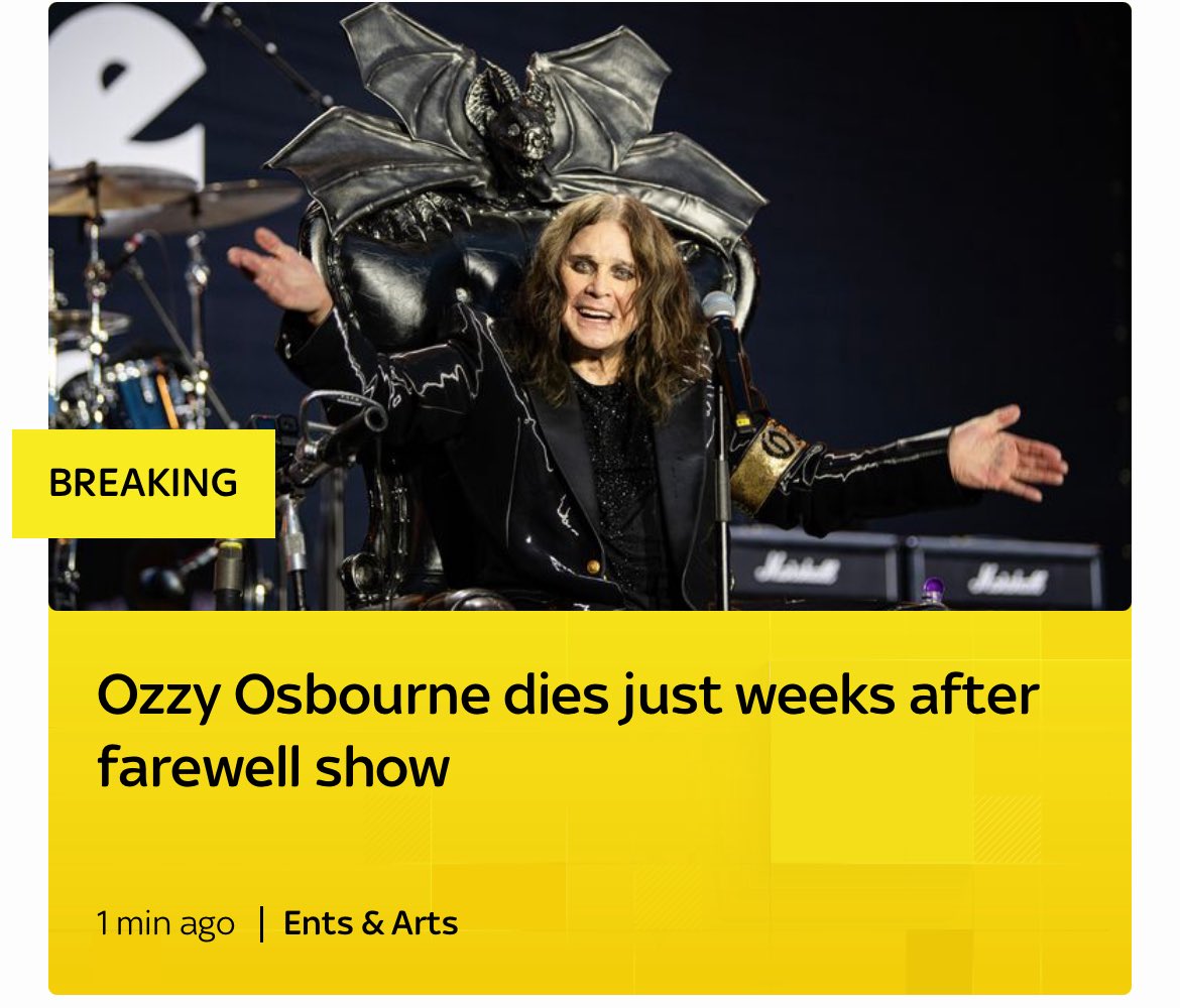 RIP OZZY