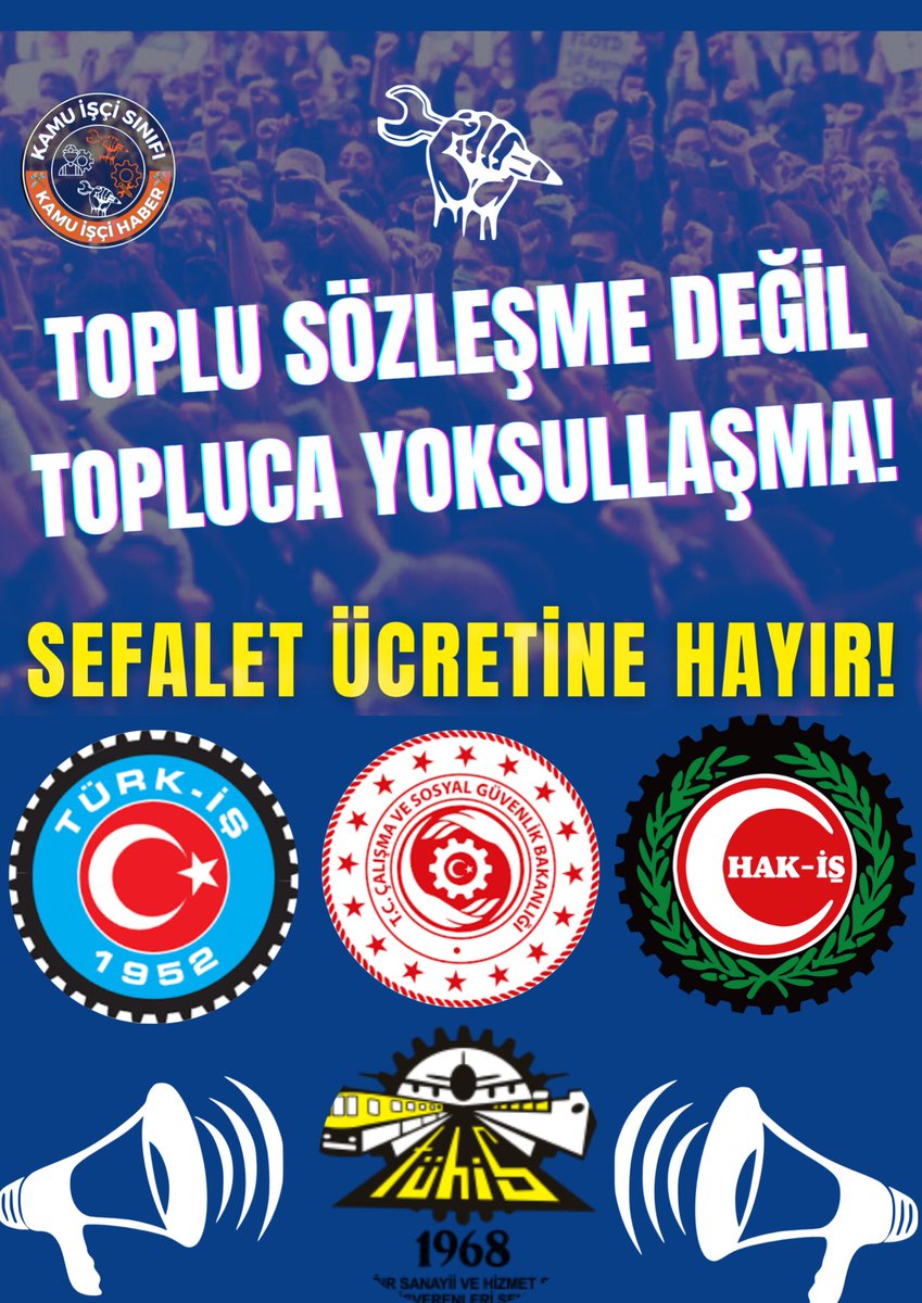 KamuIsciHaber's tweet photo. @av_bahadirertas 600 bin #kamuişçisi 7 aydır bekliyor!
Masada işçinin hakkı yok sayıldı.
Sofrada ekmek küçüldü, faturalar büyüdü.
#TÜİK’in makyajlı
 enflasyonu,işçiye zam diye dayatılıyor.
Ama herkes biliyor:
📉 ENFLASYON FARKI ZAM DEĞİLDİR!
 KÇPyok Hükmündedir
@turkiskonf @hakiskonf https://t.co/WrRBCWCnKy