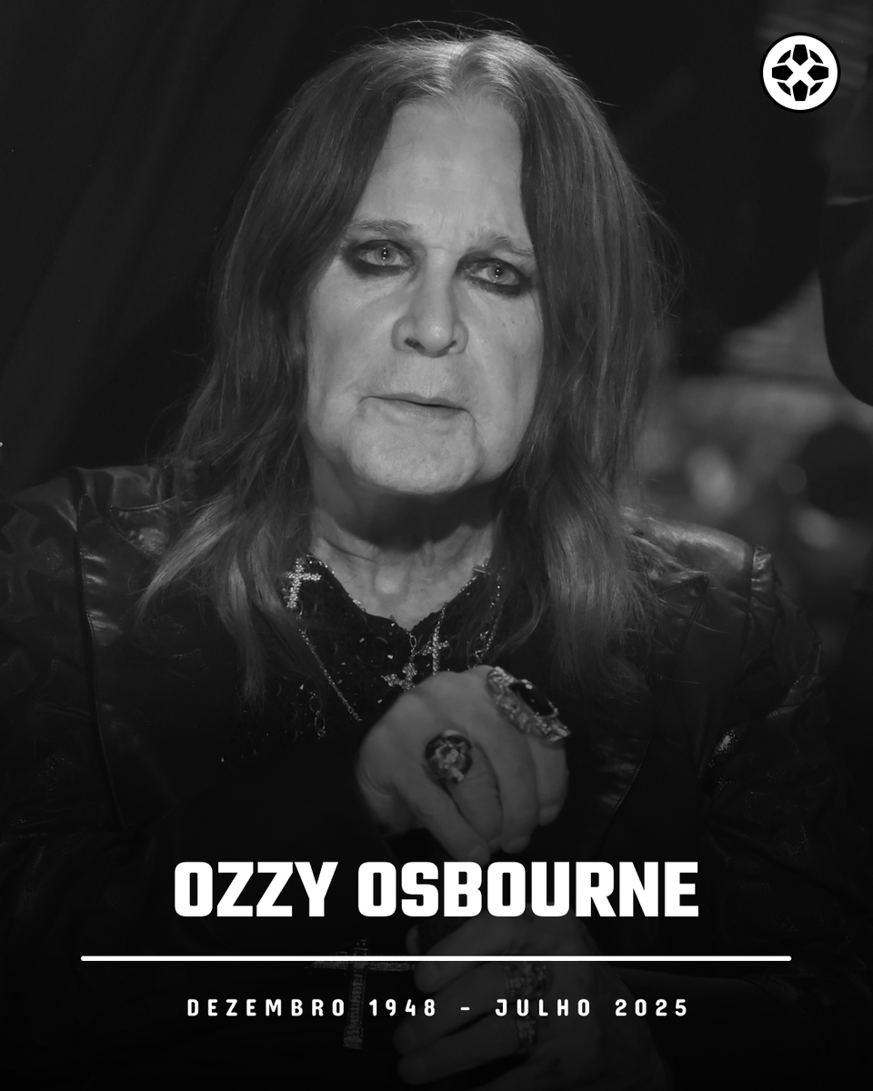 IGNBrasil's tweet photo. Ozzy Osbourne faleceu aos 76 anos. O icônico vocalista de Black Sabbath foi pioneiro do heavy metal, e era conhecido por grandes sucessos, como Iron Man, Paranoid e War Pigs.

Osbourne morreu nesta manhã e estava com "seus familiares e cercado de amor", conforme comunicado da família.