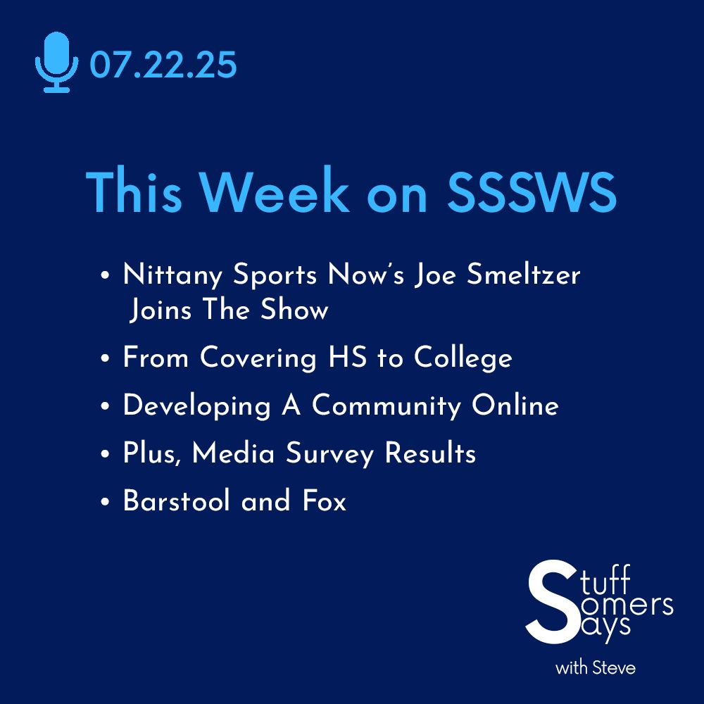 StuffSomersSays's tweet image. This week on the podcast, @stevesampsell and I are joined by @joesmeltzer775 for a great chat about his career, developing an audience and more.
🎙 buff.ly/ab55wmO