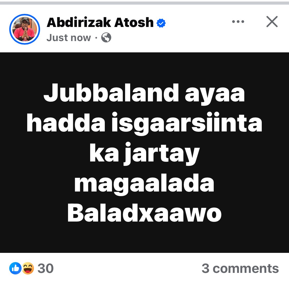 GenKamboni's tweet image. Mar hadii isgaarsinti la jarta waxaa xiga ๐ฅ ๐๐คฃ @Qani56270199 @sultanwagar