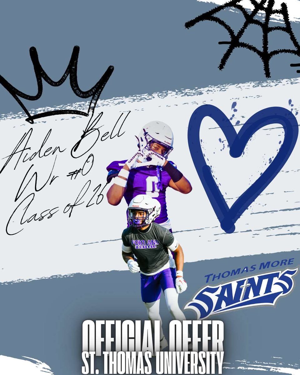 After a conversation with <a href="/CoachBillGarvey/">BILL GARVEY</a> I am blessed to receive my first offer from saint thomas Moore university📌 
<a href="/CoachBillGarvey/">BILL GARVEY</a> 
<a href="/CoachNorwell/">Chris Norwell</a> 
<a href="/TMU_Football/">Thomas More Football</a> 
<a href="/CSmithScout/">Chris Smith</a> 
<a href="/ThomasMoreKY/">Thomas More University</a>
