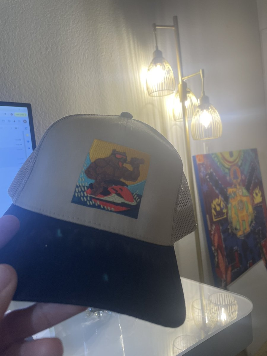 Jetskigrizzly's tweet image. A jetski grizzly bachelor party hat
I have one extra if anyone wants one