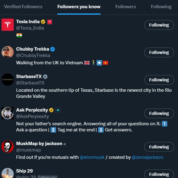 Ivar_A2428's tweet image. It would be nice to have a Followers You Know tab on your own account.