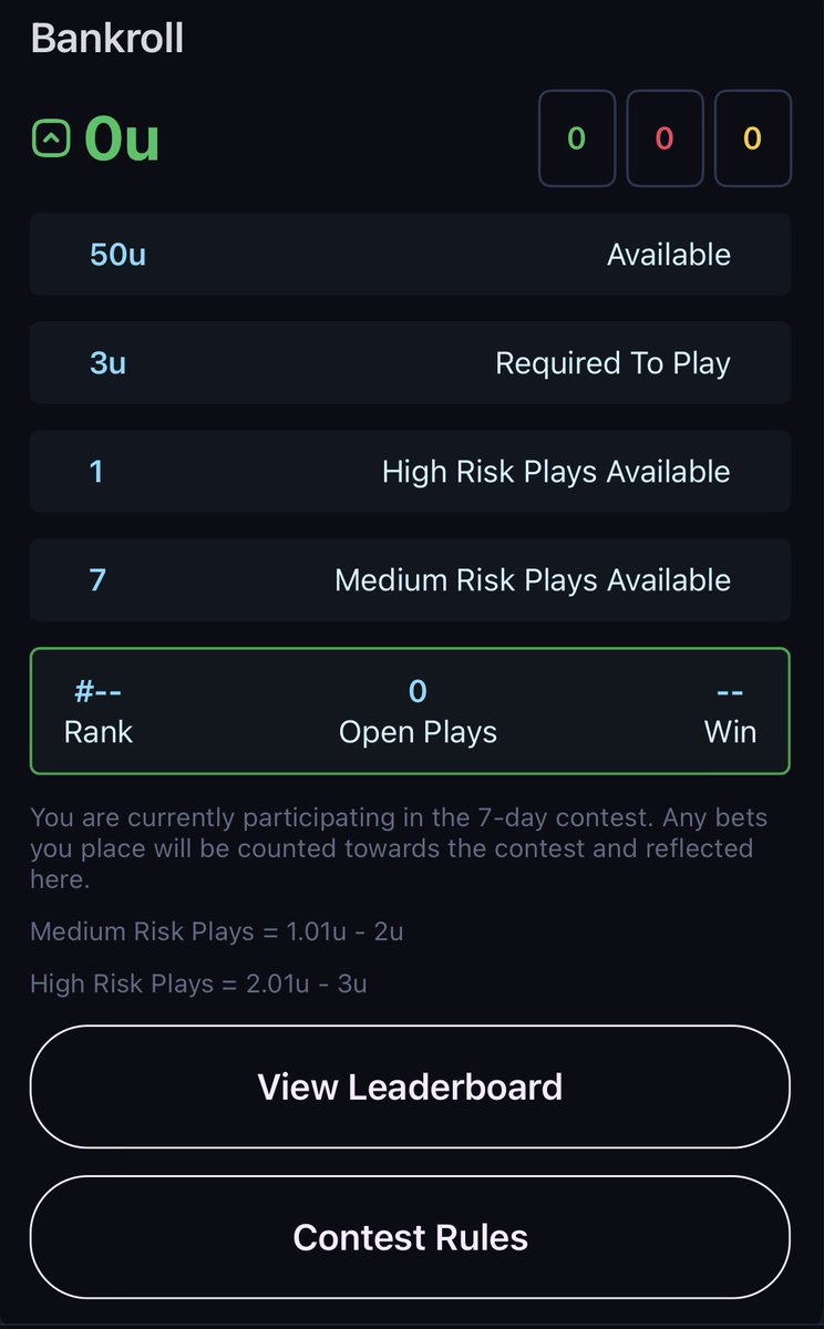 🚨DON’T FORGET🚨

‼️You can start taking plays in the SoBet 7 Day Picks Contest! 🎰

COMPETE FOR CASH! LIVE NOW🔴

📲DOWNLOAD. COMPETE. WIN.