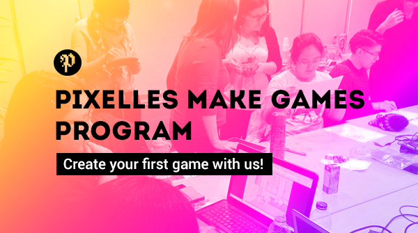 Know any women, nonbinary folks, or trans people (around Montreal) who want to make their first video game? Applications for the Pixelles Make Games program are open! 

It's free! And no experience required. More info: pixelles.ca