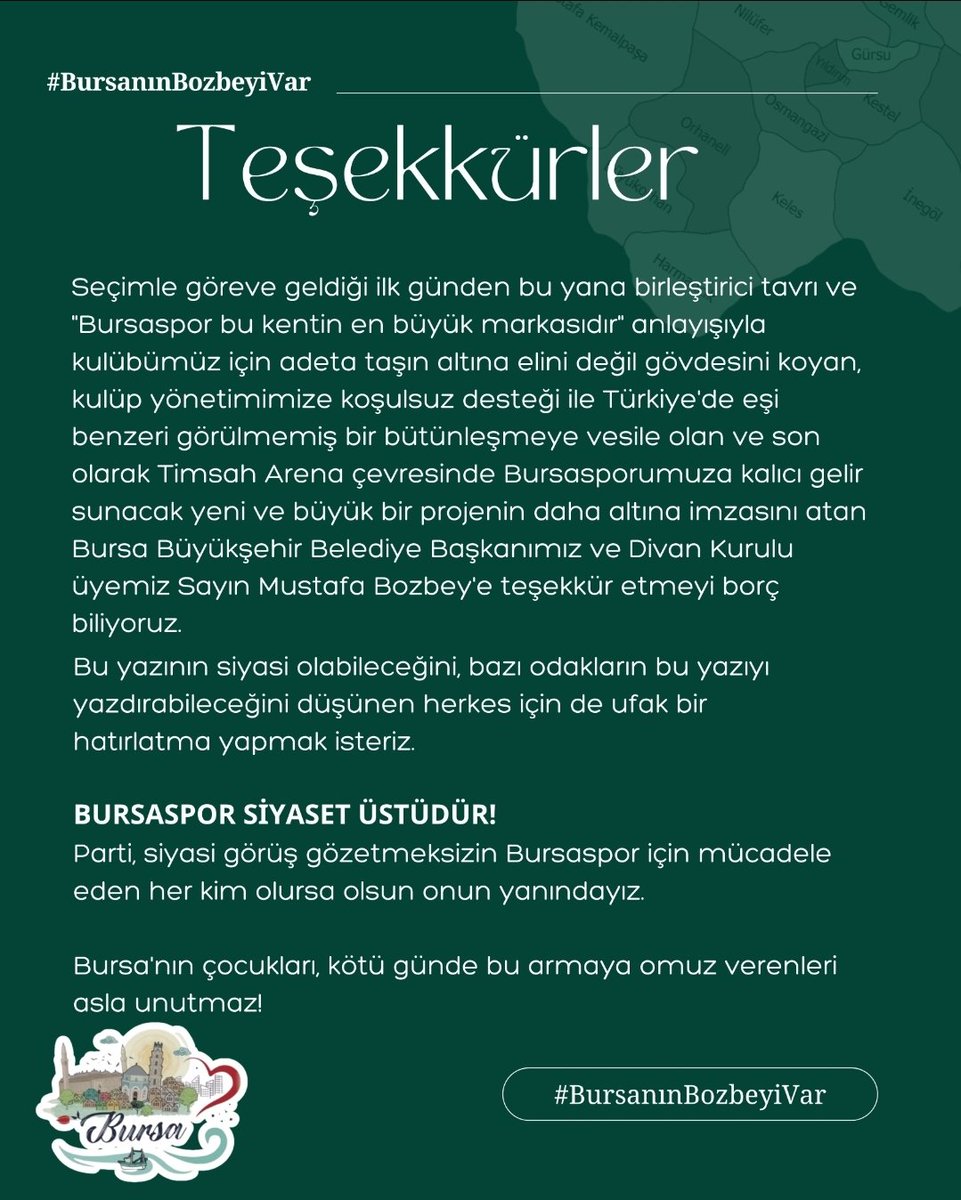 #BursanınBozbeyiVar