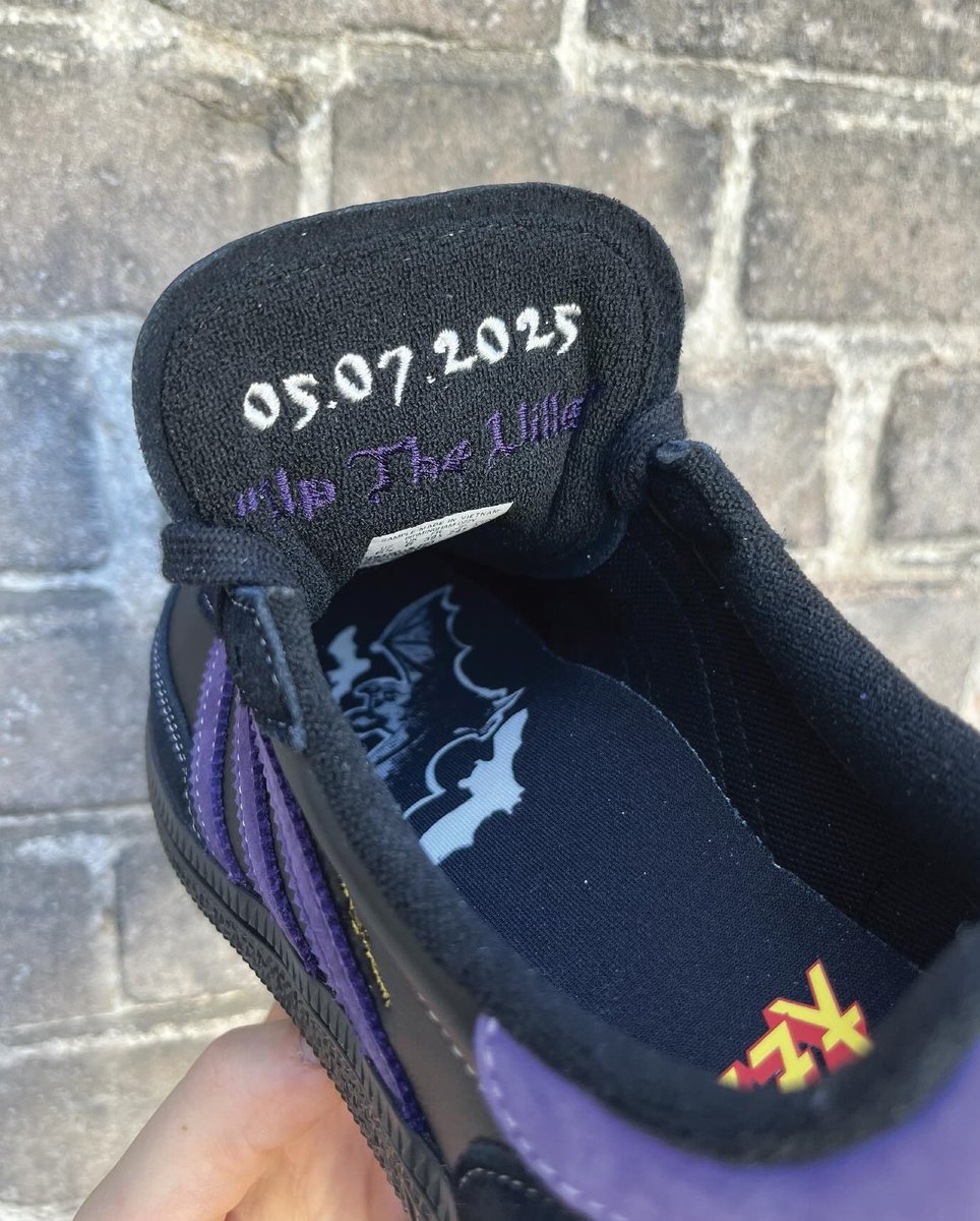 ModernNotoriety's tweet image. Ozzy Osbourne x adidas Birmingham for his final show earlier this month, just weeks before his passing 🖤💜