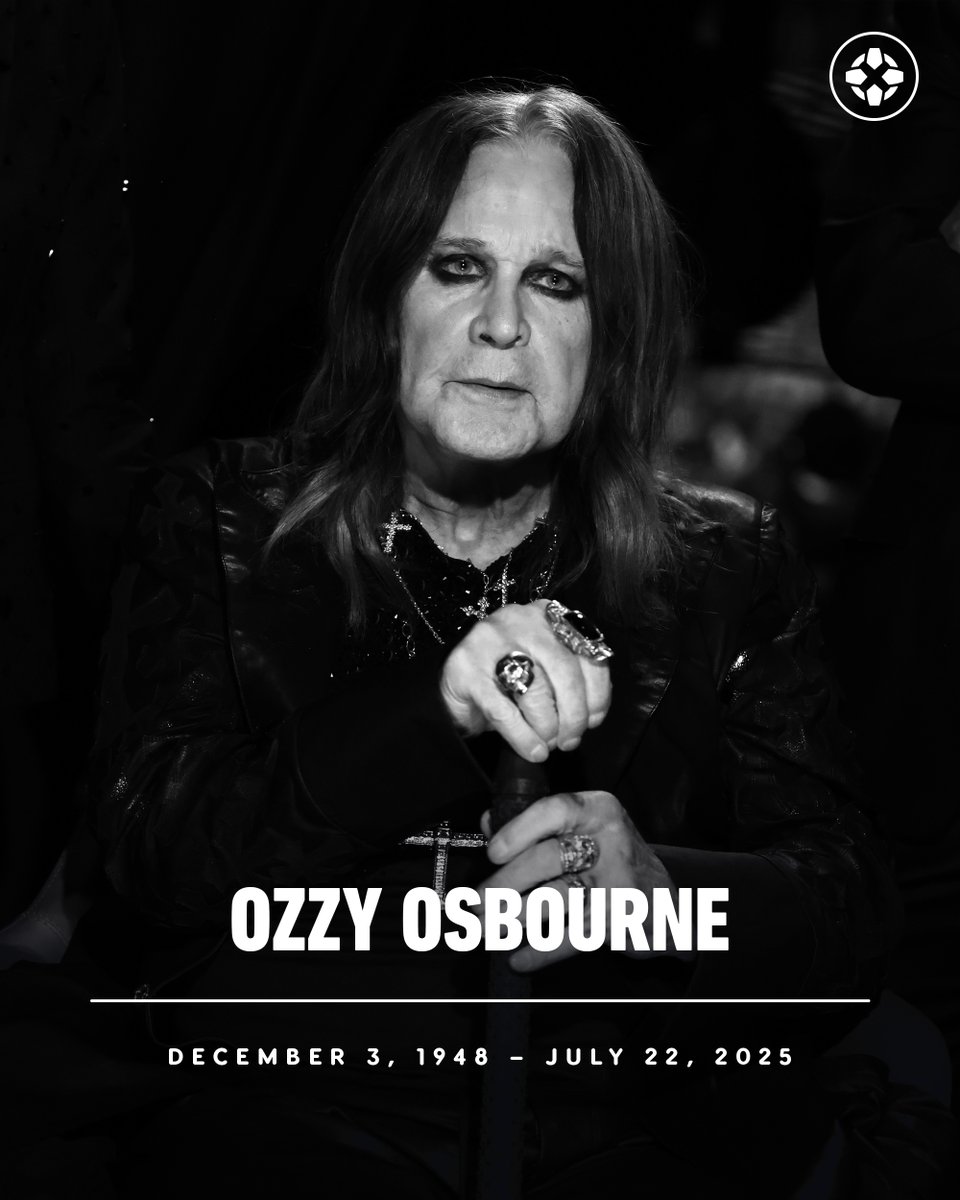 Ozzy Osbourne has died at the age of 76, just weeks after his farewell show.