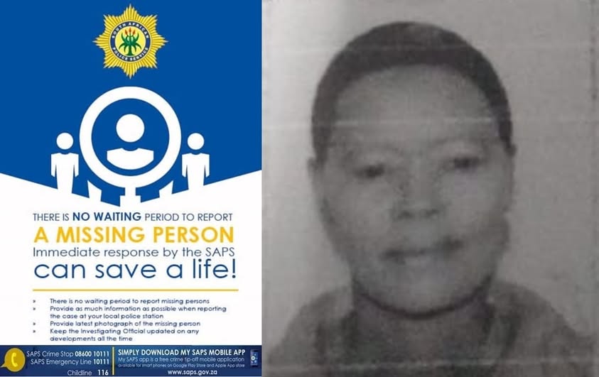 _ArriveAlive's tweet image. Phuthaditjhaba police need community assistance in locating a missing person
tinyurl.com/2azhh6el
#ArriveAlive #MissingPerson @SAPoliceService