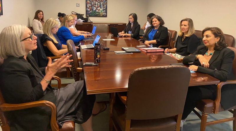 CanadaUN's tweet image. On the margins of the UN High-Level Political Forum on Sustainable Development, Jobs and Families Minister Patty Hajdu met with UN Women Executive Director Sima Bahous to discuss importance of gender equality in implementation of the SDGs and our longstanding partnership.