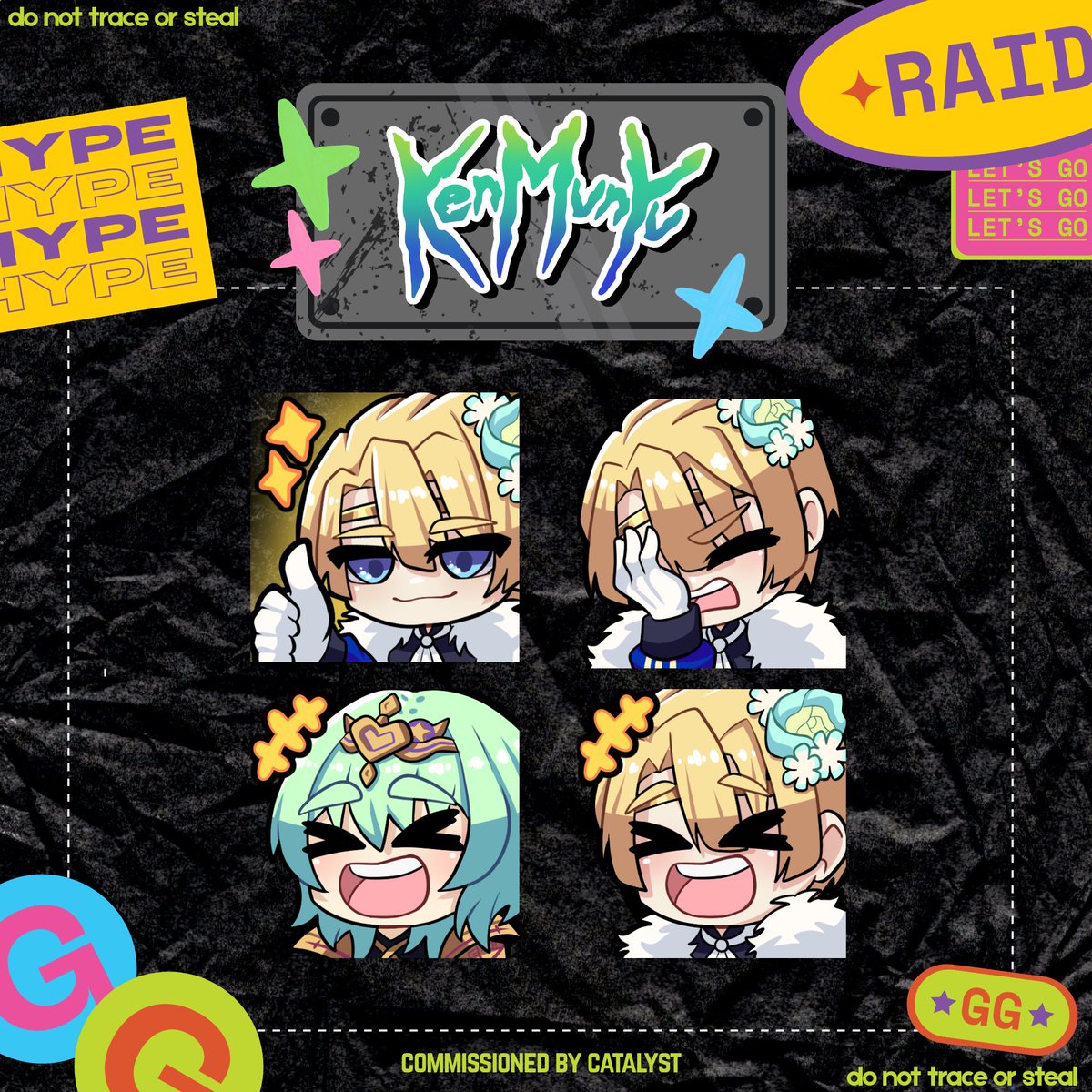 kenmunyu's tweet image. ✨ Emotes Commission ✨

🌱$5 each
🌱minimum of 4 emotes per order

💌DM me if interested!
#Emotes #commissions #commisionsopen #Vtubers #VTuberAssets