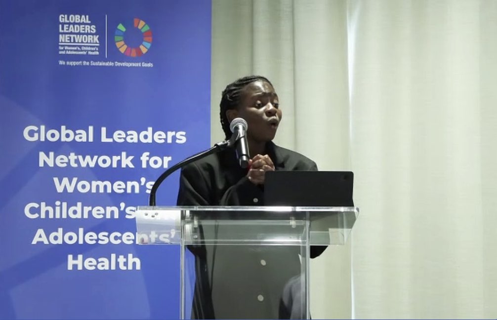 GLN_Community's tweet image. #HLPF2025: Inspiring Youth ambassadors and champions from South Africa, Iraq, and Burkina Faso call for urgent action at the Global Leaders Network Side event to protect women, children, and adolescents everywhere.
#GLNVoices @PMNCH @UNICEF @UNFPA @ChildHealthTF @WHO