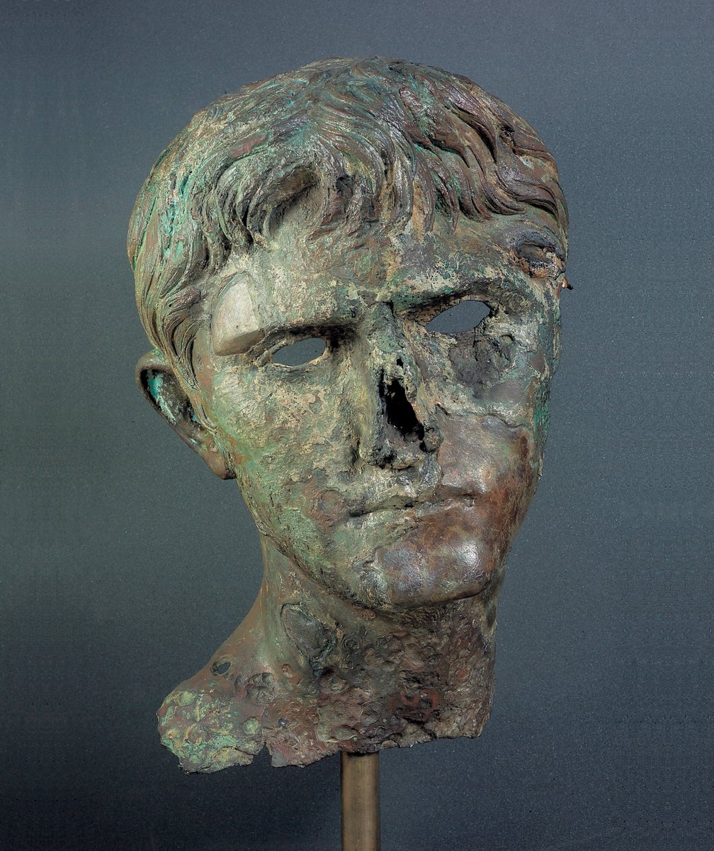 resclassicae's tweet image. Portrait of Julius Caesar, Roman, 1st century BC, Centrale Montemartini.
