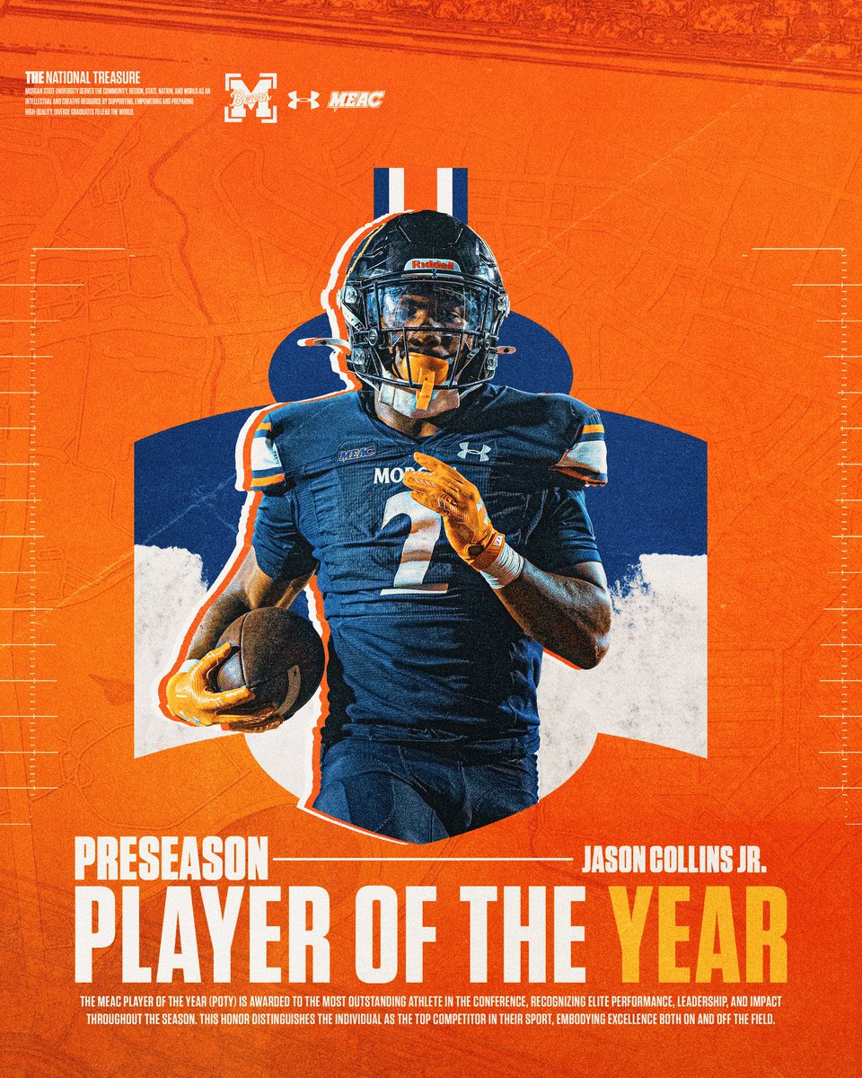 MorganStBears's tweet image. 🐻🏈Building a legacy on both sides of the ball💪
Congratulations to @JasonCollinsJr & @ErickHunter04👏
#MorganStateFB
@meacsports | @underarmour
#MEACMD25 #CharmCity
#GoBears🔷🔶