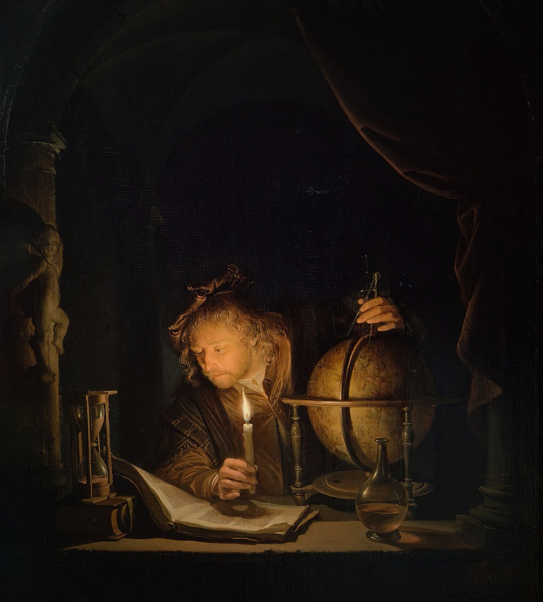 Gerrit Dou - "Astronomer by Candlelight"