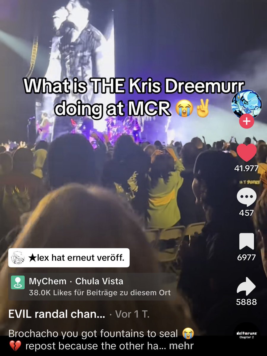 ts is frying me kris would love mcr