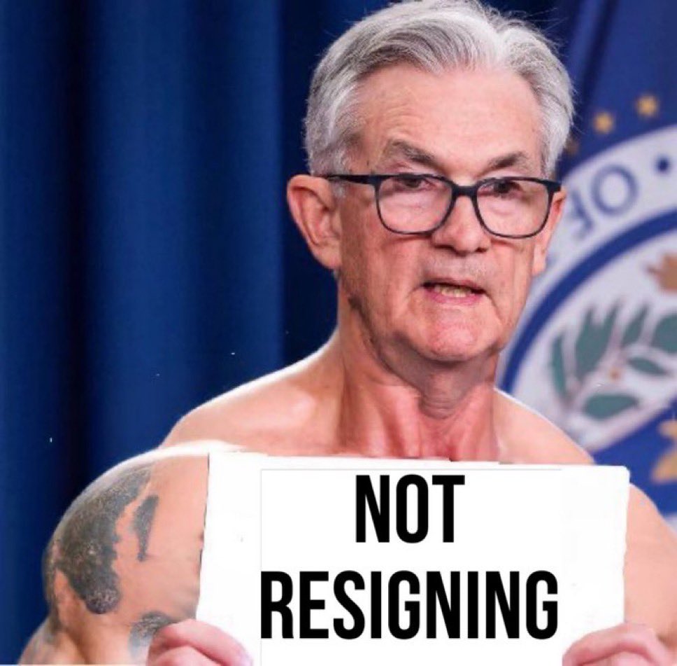 BitcoinNewsCom's tweet image. Despite the rumors, Jerome Powell did NOT resign today.