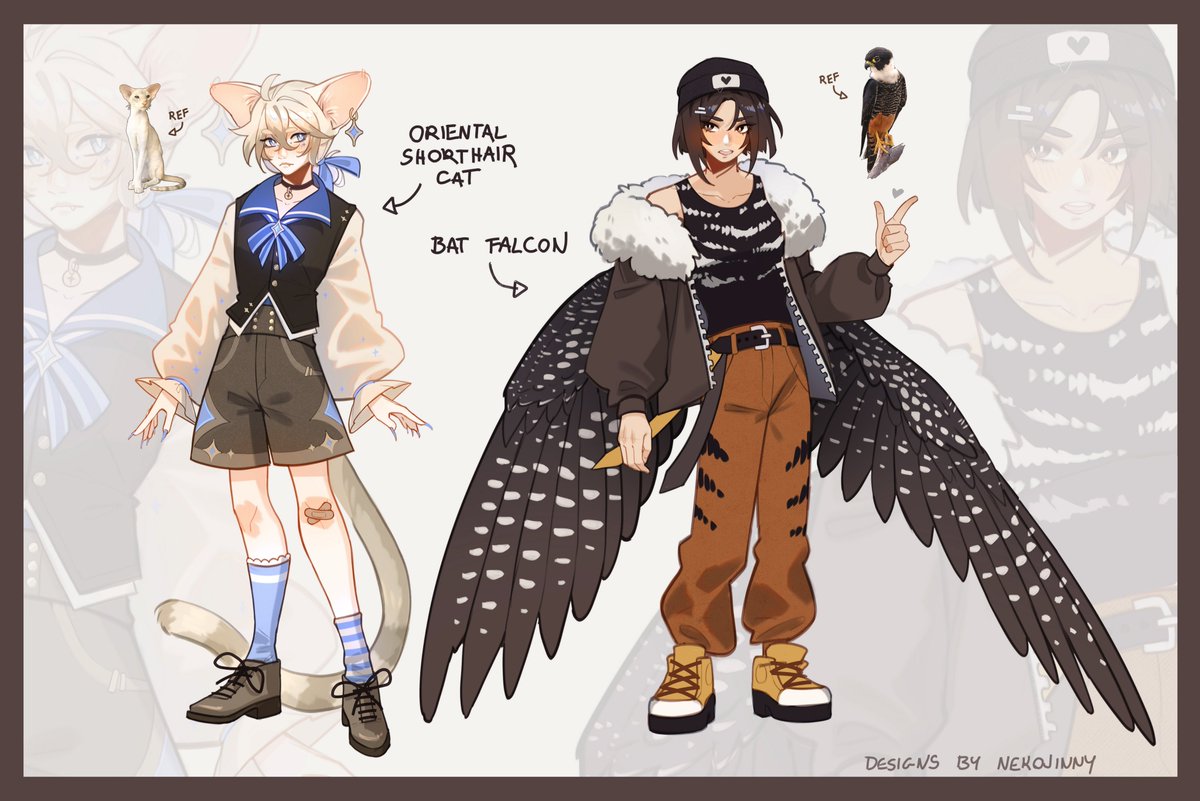 ★jinny★ character designs i worked on :3