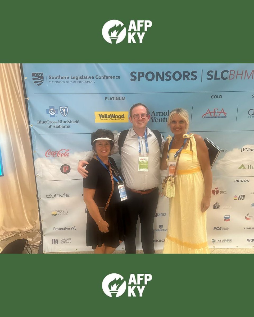 AFPKentucky's tweet photo. AFP-KY’s Heather LeMire and Michael Frazier joined leaders from across the South at this week’s Southern Legislative Conference in Birmingham. They connected with lawmakers from the Commonwealth and beyond to advance bottom-up solutions for a stronger Kentucky. #AFPKY https://t.co/Wdi4qK6Jpw