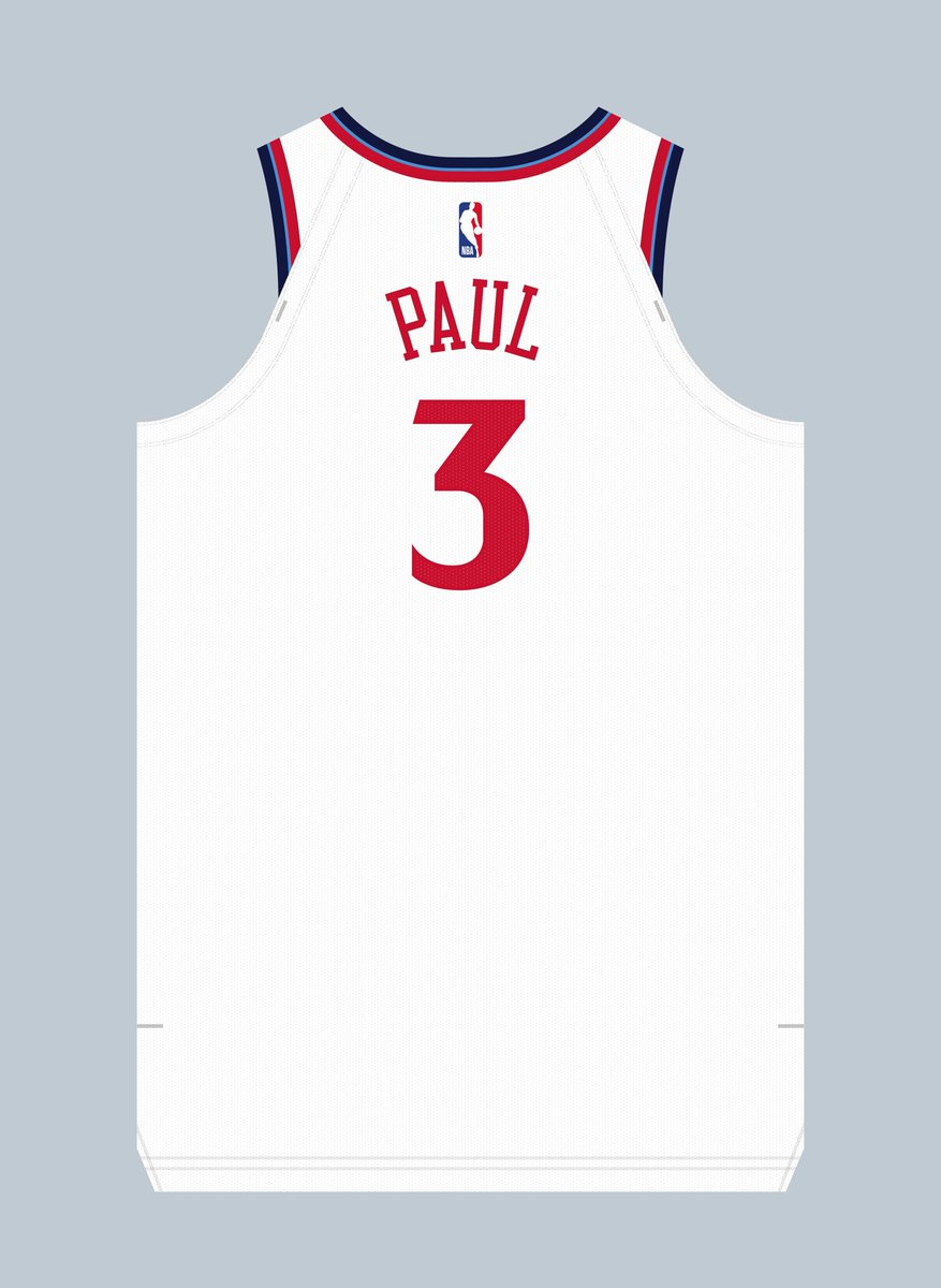 EtienneCatalan's tweet image. Chris Paul (@CP3) will wear No. 3 for the #Clippers. Number last worn by himself in 2017. #NBA
