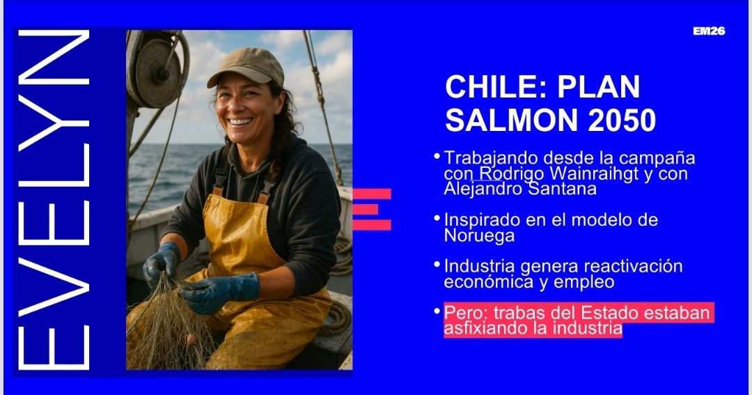 Luego del debate #salmonsummit2025  desde #Frutillar reafirmo mi convicción con <a href="/evelynmatthei/">Evelyn Matthei</a> fue la más sólida, clara, con propuestas serias y no sucumbió a la tentación de la pelea chica, dejando en evidencia lo mal que le hacen los extremos a la democracia #EvelynPresidenta