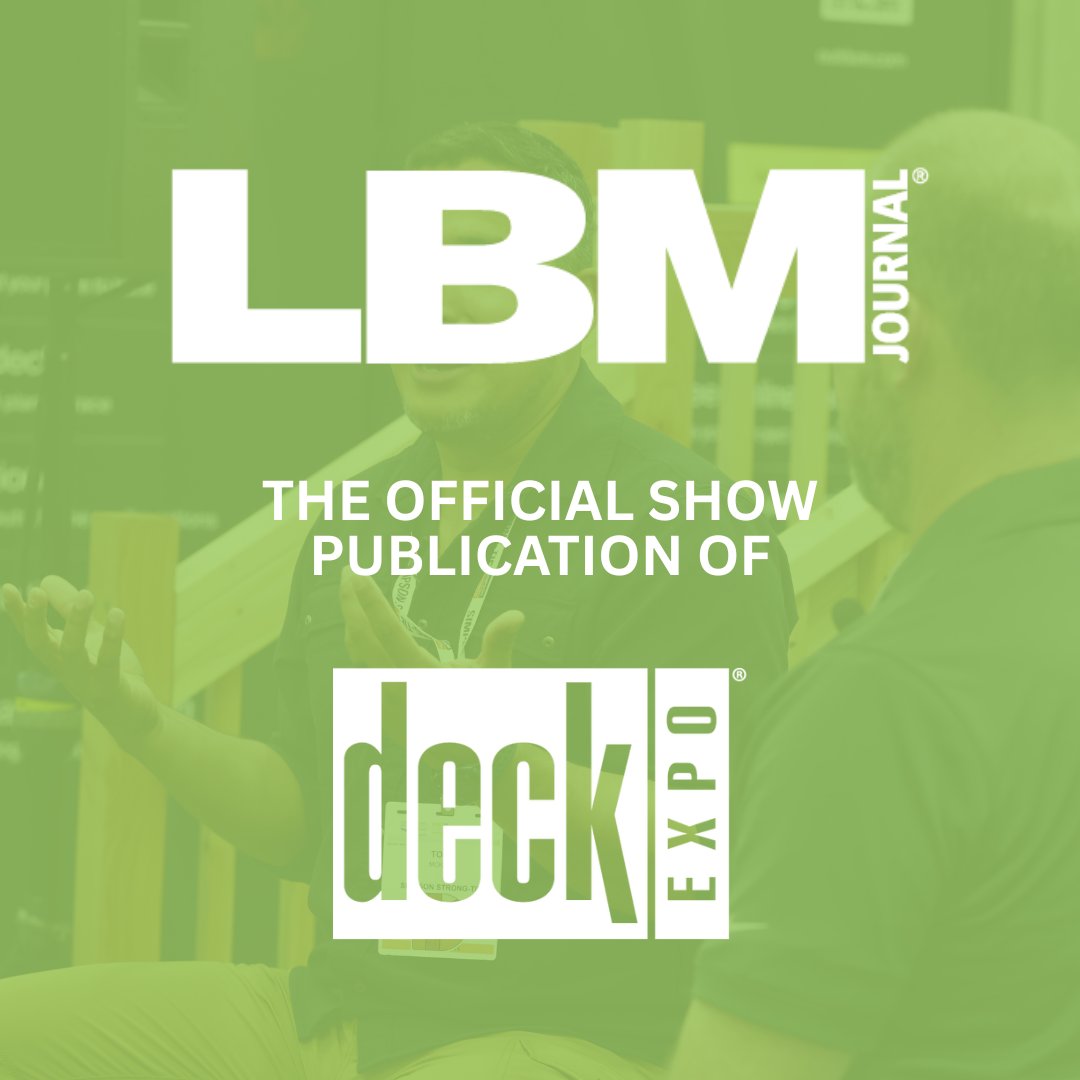 Intl. Pool | Spa | Patio Expo, co-lo w/ Deck Expo (@poolspapatio) on Twitter photo 🚨 BIG NEWS 🚨 <a href="/LBMJournal/">LBM Journal</a> is the Official Show Publication of #DeckExpo! We're thrilled to partner in elevating the #OutdoorLiving industry. Join our growing industry family Oot. 22-24 in Las Vegas to level up your skills & business! utm.io/uiEdP @NADRArocks #Decking 🚨 BIG NEWS 🚨 <a href="/LBMJournal/">LBM Journal</a> is the Official Show Publication of #DeckExpo! We're thrilled to partner in elevating the #OutdoorLiving industry. Join our growing industry family Oot. 22-24 in Las Vegas to level up your skills & business! utm.io/uiEdP @NADRArocks #Decking